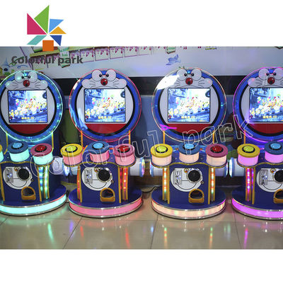 Υλικό υλικού διανομέων εισιτηρίων Arcade παιχνιδιών τυμπάνων Doraemon για 2 παίκτες