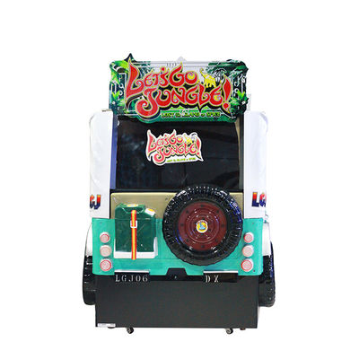 Χρησιμοποιημένες νόμισμα μηχανές πυροβολισμού Arcade, παιχνίδι περιπέτειας ζουγκλών γραφείου μετάλλων
