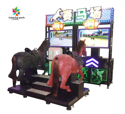 Σύγχρονη μιμούμενη ανάλογο μηχανή παιχνιδιών ιπποδρόμου με την οδηγώντας μηχανή παιχνιδιών οθόνης