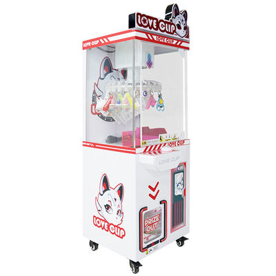Red Coin-operated Claw Machine Game Starry Love Clip Machine Controllable Prize Clip Snack Gift Vending Machine