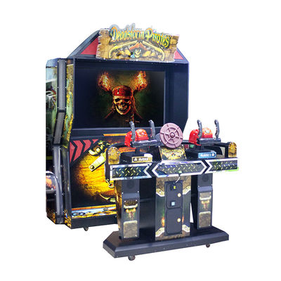 Εμφάνιση πολυτέλειας παιχνιδιών Arcade πολυβόλων πειρατών Deadstorm με την οθόνη HD