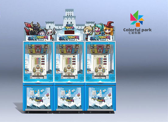 1 μηχανή παιχνιδιών δώρων καινοτομίας αυλακώσεων νομισμάτων πύργων ουρανού μηχανών Arcade προωθητών νομισμάτων παικτών
