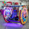 Μηχανή Arcade προωθητών νομισμάτων θεάτρων 360 βαθμού περιστρεφόμενο αυτοκίνητο ταλάντευσης εδρών αυτοκινήτων Leba ροδών ευτυχές