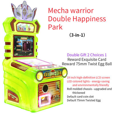 Πολεμιστής Arcade Με μηχανικό πολεμιστή με λειτουργία νομίσματος για δύο παίκτες Happy Park