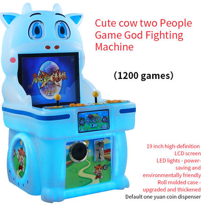 Γλυκιά αγελάδα 2 παικτών παιχνίδι arcade ο Θεός μάχη μηχανή για παιδιά 19 ιντσών