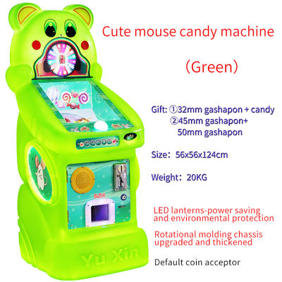 Γλυκός μηχανή grabber γλυκό arcade παιχνίδι μηχανή γλυκό ποντίκι πολύχρωμο Candy Dispenser
