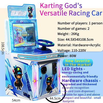 Single Player Karting Young Master'S Versatile Racing Car Arcade Game Machine Video Game Coin Logistics Tracking